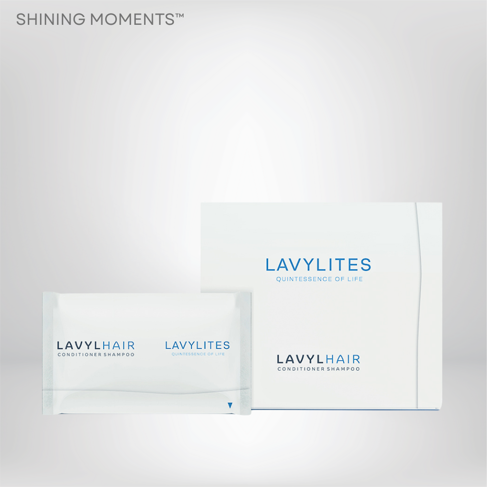 Original Lavylites Lavyl Hair 10ml Conditioner Shampoo 1 Karton (10x 10ML Paket)
