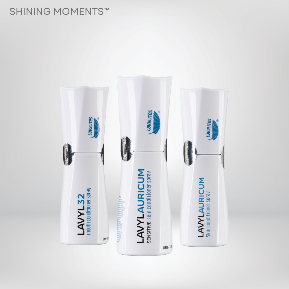 Probierset 3x 50ml Sprays: Original Lavylites Lavyl Auricum, Lavyl Auricum Sensitive, and Lavyl 32 spray