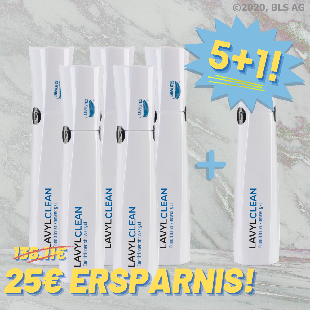 5+1 Set 200ml: Original Lavylites Lavyl Clean Conditioner Duschgel
